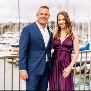 Lulus Convertible Purple Maxi Dress Size Small